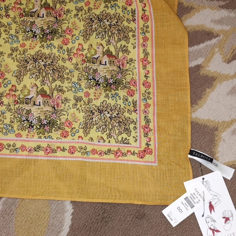Talbots Golden Scarf NWT - Picture 3 of 5